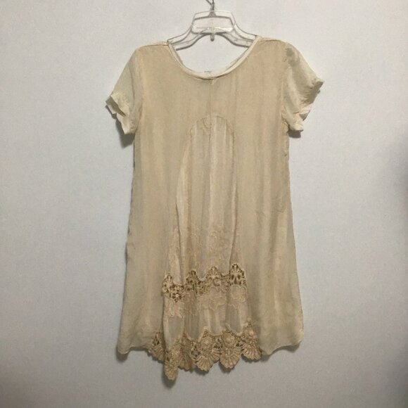 GIULIA Silk Tunic Dress with Lace Detailing Size XS - Picture 6 of 14